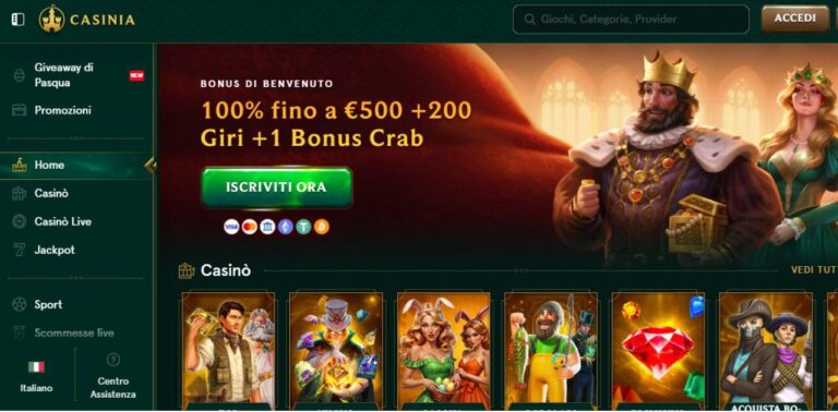 Recensione Casinia – È un casino sicuro?